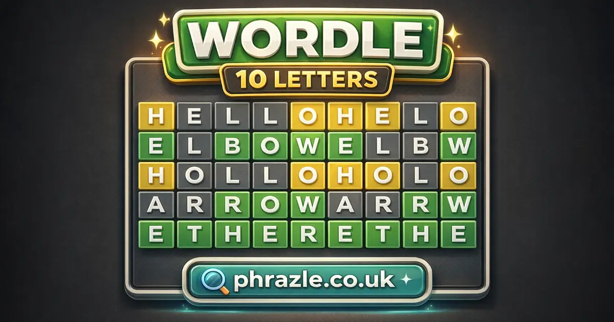 Wordle 10 Letters