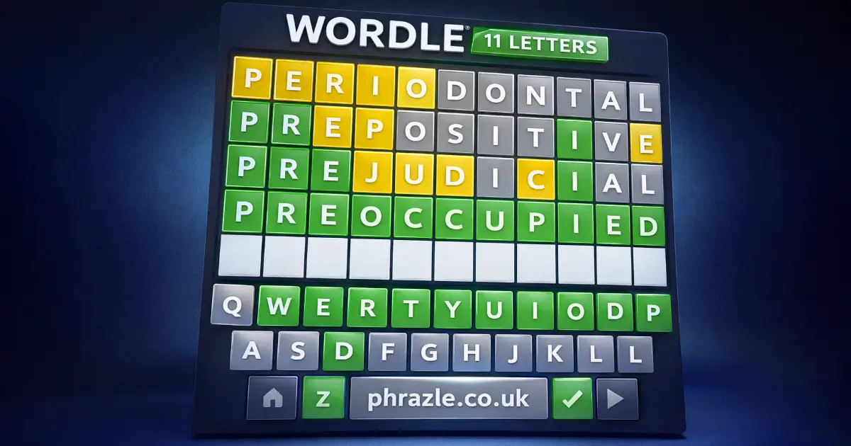 Wordle 11 Letters
