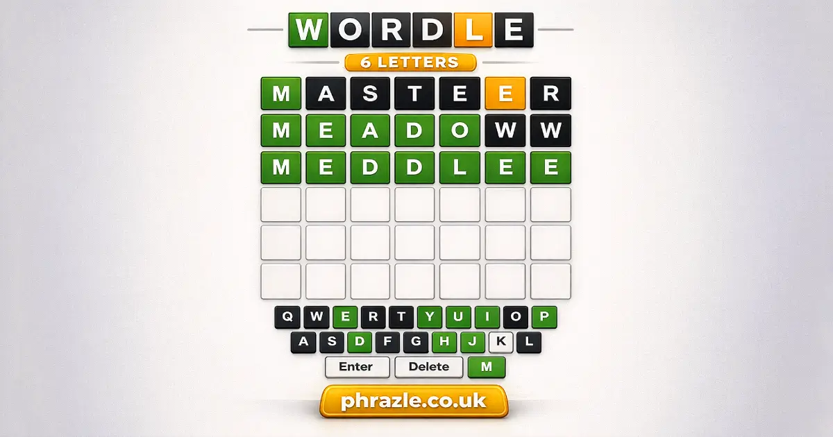Wordle 6 Letters