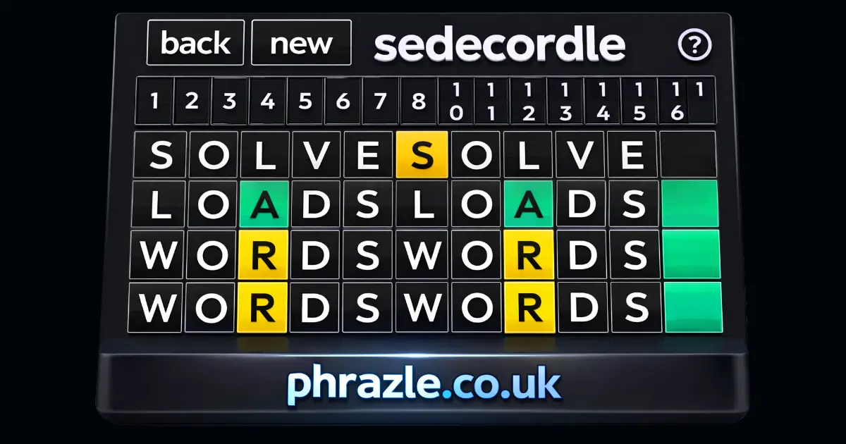 Sedecordle
