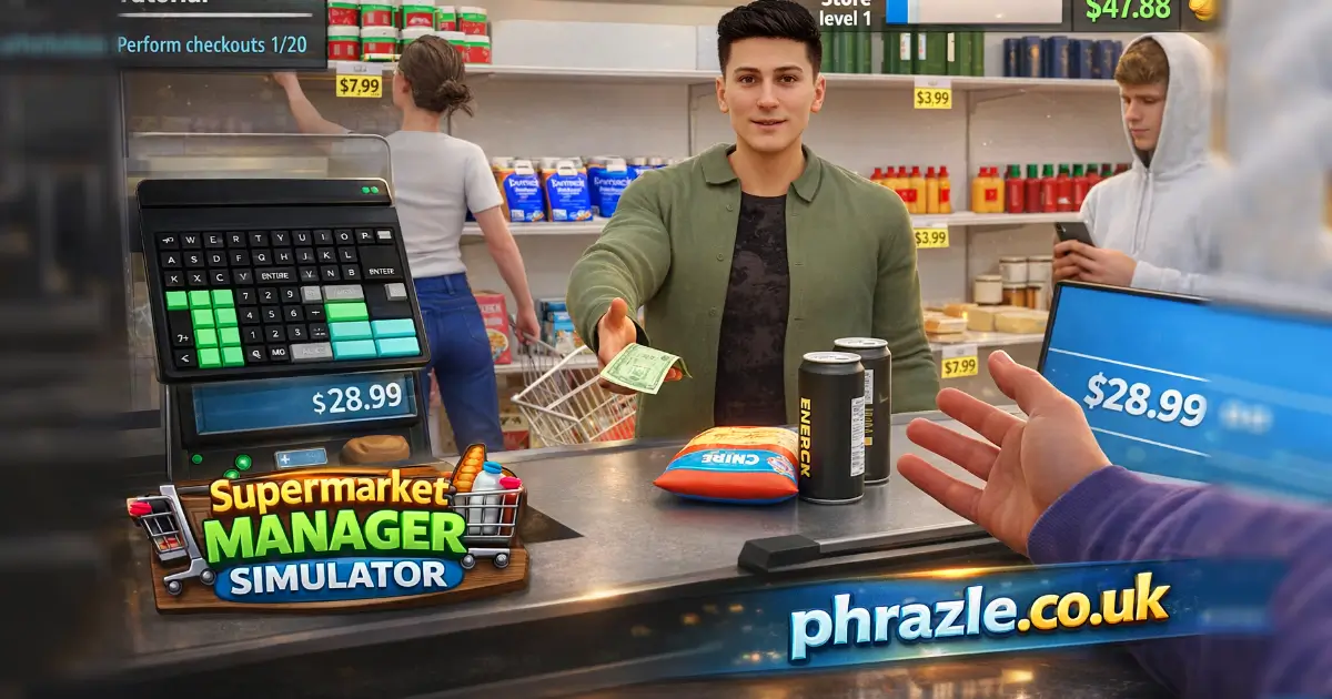 Supermarket Manager Simulator