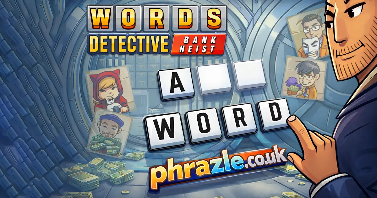 Words Detective Bank Heist