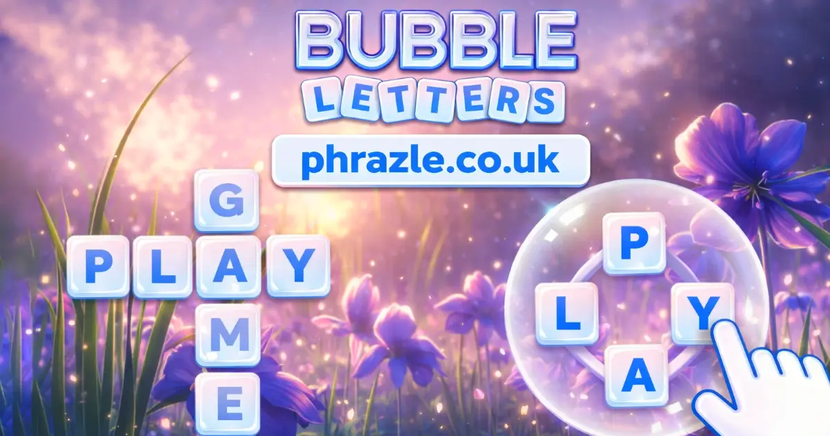 Bubble Letters game screenshot