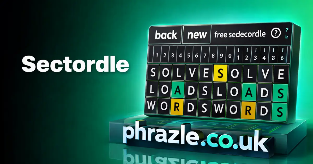 Sectordle game screenshot